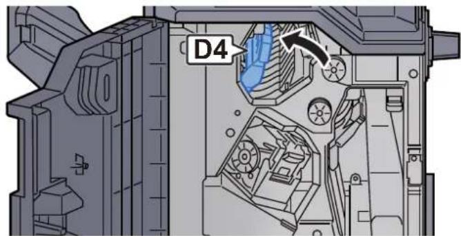 Triumph-Adler 3061i - Papierführung (D4) öffnen. - 1