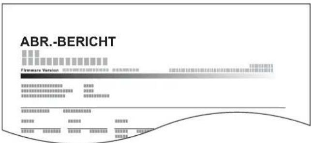 Triumph-Adler 3061i - Druck des Kostenstellenberichts - 1