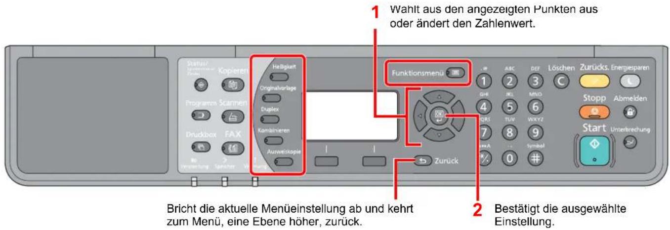 Triumph-Adler 2256 - Unterschiedliche Komfortfunktionen - 2