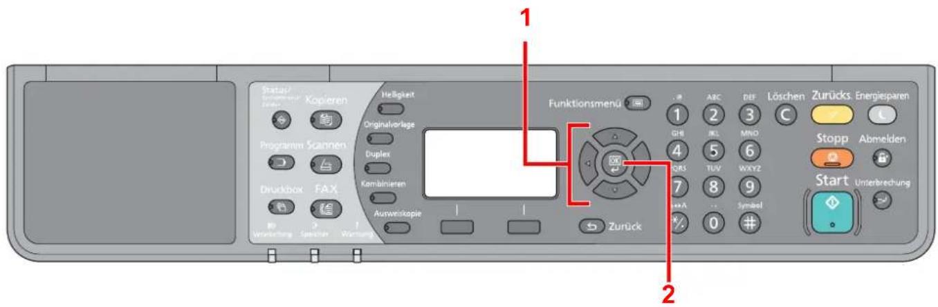 Triumph-Adler 2256 - Konventionen bei der Bedienung des Geräts - 2