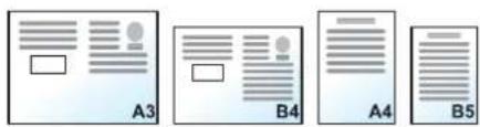 Triumph-Adler 2500ci - Beispiel: A3, B4, A4, B5 - 1
