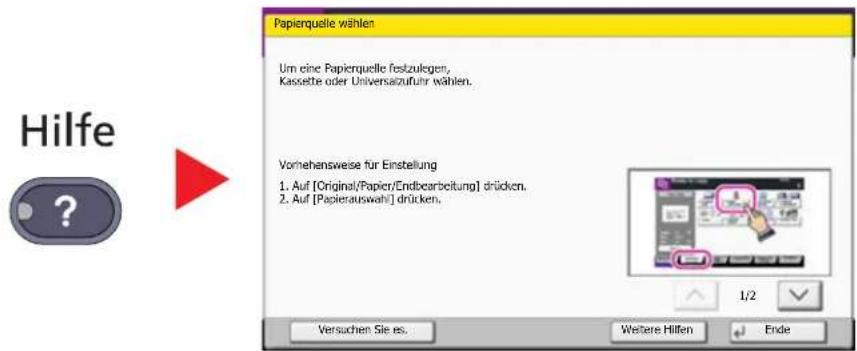 Triumph-Adler 2500ci - Siehe hierzu Papierauswahl auf Seite 6-16 zur Anzeige der Papierauswahl. - 2
