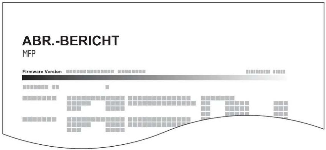 Utax P-3520 MFP - Kostenstellenbericht drucken - 1