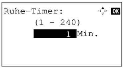 Utax P-3520 MFP - Ruhe-Timer - 5