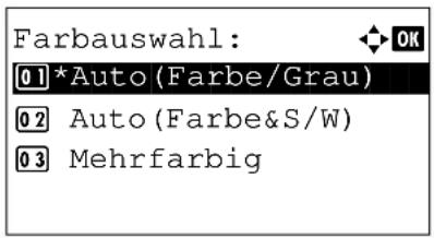 Utax P-3520 MFP - Farbauswahl - 2