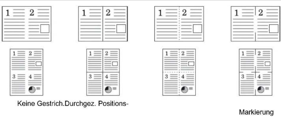Utax P-3520 MFP - Seitenbegrenzungslinien - 1