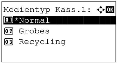 Utax P-3520 MFP - Papierformat und Medientyp für Kassetten festlegen - 7