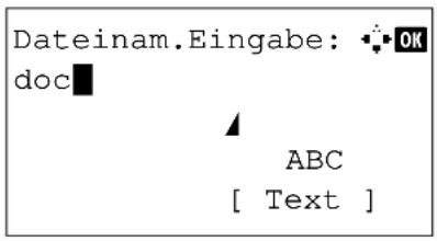 Utax P-3520 MFP - Dateinamen-Eingabe - 2