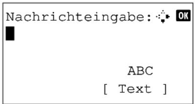 Utax P-3520 MFP - E-Mail Betreff/Nachricht eingeben - 3