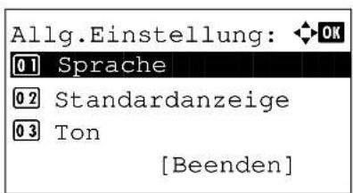 Utax P-3520 MFP - Auswahl der Bedienfeldsprache - 2
