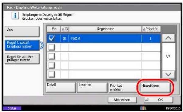 Utax CDC 1950 - Weiterleitung nach Bedingungen - 1