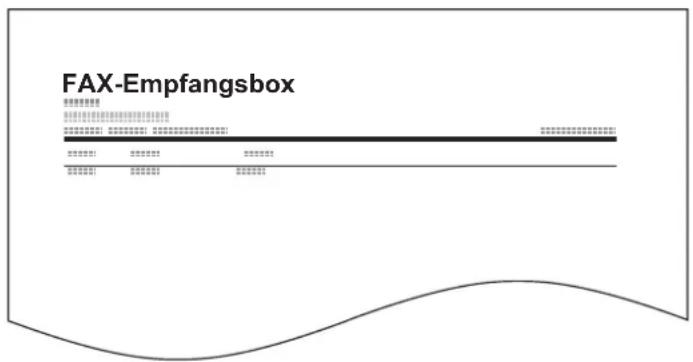 Utax CDC 1950 - Fax-Box-Liste drucken - 1
