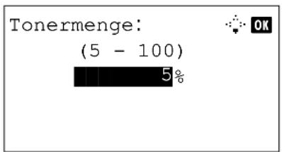 Utax P-3020 MFP - Alarmmenge Toner - 4