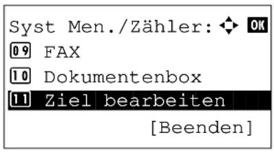 Utax P-3020 MFP - Ziel bearbeiten - 1