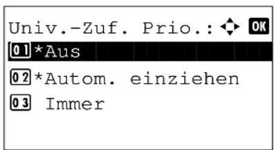 Utax P-3020 MFP - Universalzufuhr Priorität - 3