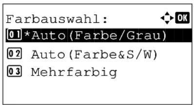 Utax P-3020 MFP - Farbauswahl - 4