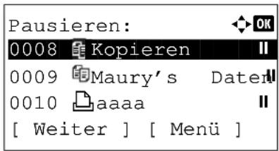 Utax P-3020 MFP - Pausieren und Wiederaufnahme eines Auftrags - 3