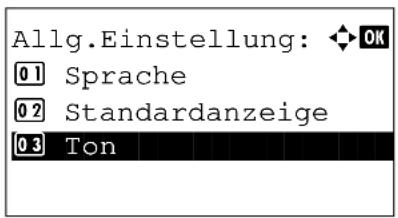 Utax P-3020 MFP - Signaltöne einstellen - 2