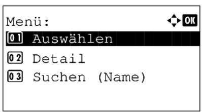 Utax P-3020 MFP - Suche im Adressbuch - 2