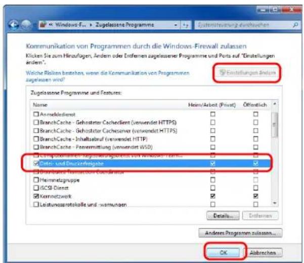 Utax P-3020 MFP - Überprüfen von Verzeichnis- und Druckerfreigaben - 2