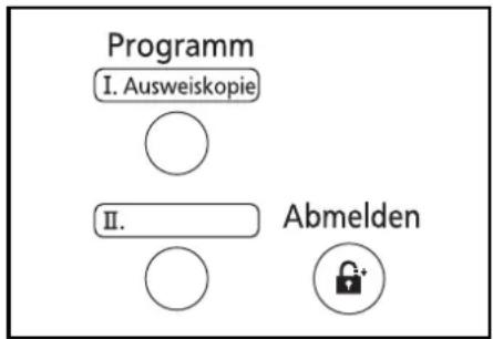 Utax P-3020 MFP - Programmtasten - 1