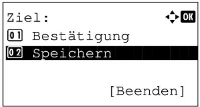Utax P-3020 MFP - Ziel eingeben - 1