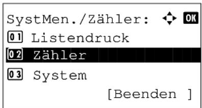 Utax P-3020 MFP - Zähler prüfen - 2