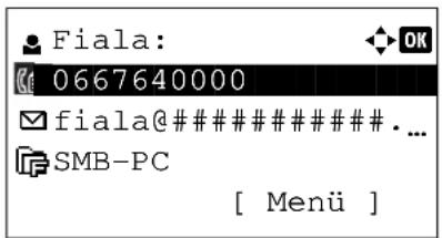 Utax P-3020 MFP - Ziele aus dem Adressbuch wählen - 3