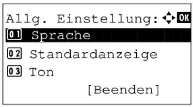 Utax P-3020 MFP - Papierformat und Medientyp für die Kassetten wählen - 4