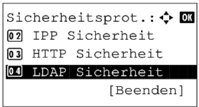 Utax P-3020 MFP - LDAP Sicherheit - 5