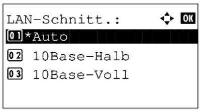 Utax P-3020 MFP - LAN-Schnittstelle einrichten - 5