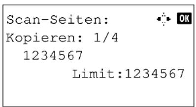 Utax P-3020 MFP - Abrechnung von Einzelaufträgen/Zähler zurücksetzen - 8