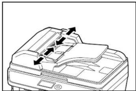 Utax P-3020 MFP - So werden Originale eingelegt - 1