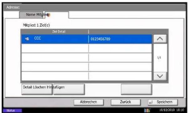Utax CDC 1945 - Gruppen anlegen - 3