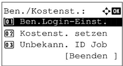 Utax P-3025 MFP - Netzwerk-Benutzer-Rechte anzeigen - 4