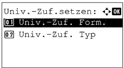 Utax P-3025 MFP - Papierformat und Medientyp für Universalzufuhr festlegen - 4