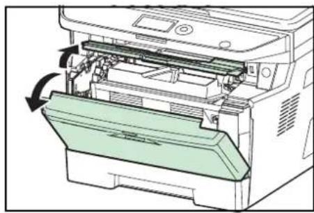 Utax P-3025 MFP - Tonerbehälter ersetzen - 1