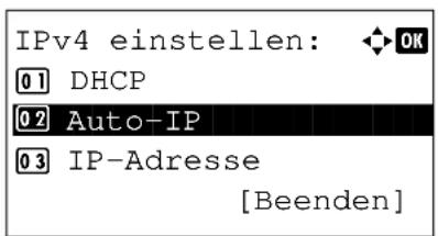 Utax P-3025 MFP - TCP/IP (IPv4) Einstellungen - 10