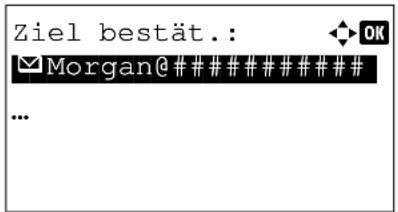Utax P-3025 MFP - Ziel bestätigen - 2