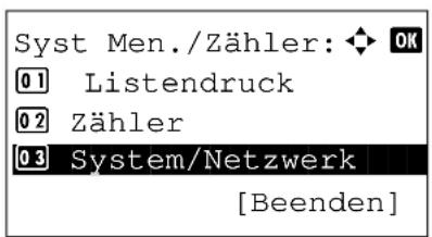 Utax P-3025 MFP - Netzwerk neu starten - 1
