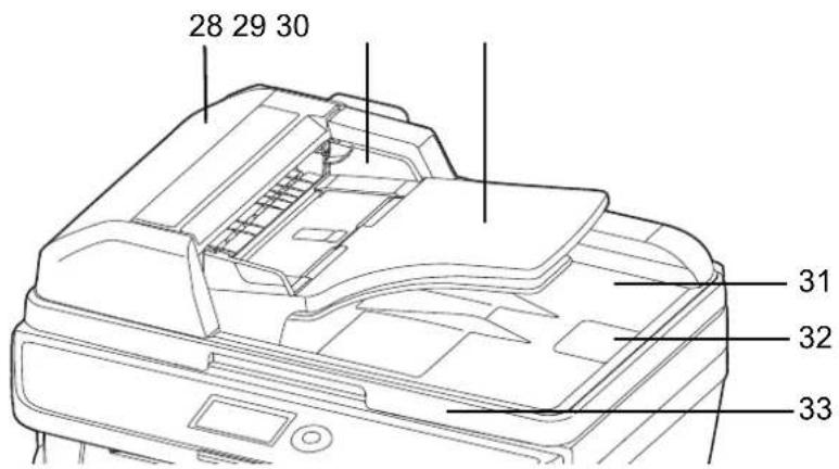 Utax P-3025 MFP - Vorlageneinzug - 1