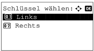 Utax P-3025 MFP - Funktion als Schnellwahl speichern - 3
