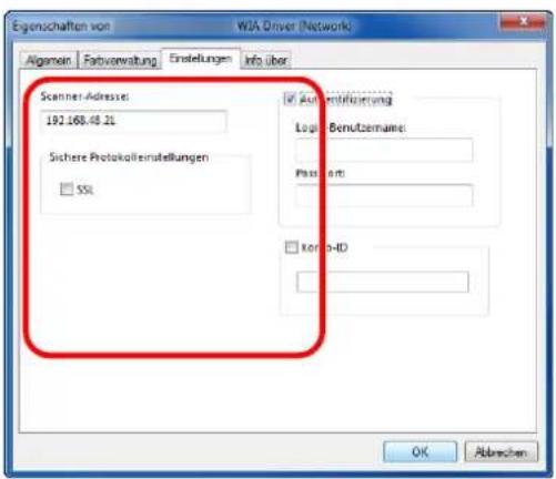 Utax P-3025 MFP - WIA Treiber einrichten (Windows Vista™, Windows® Server 2008 und Windows 7) - 2