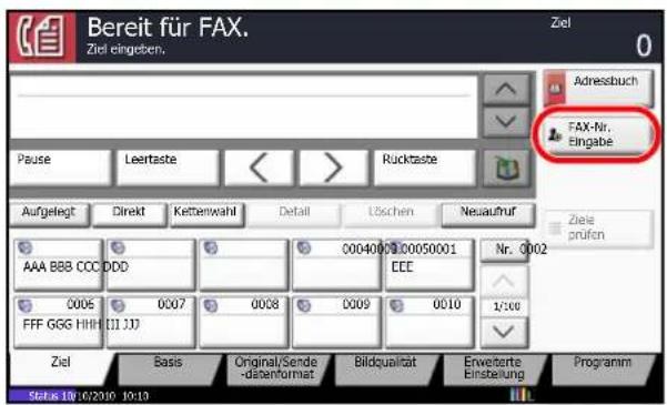 Utax CDC 1935 - Gegenstelle anwählen - 1