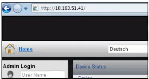 Utax CDC 1930 - Embedded Web Server ^15 ; aufrufen - 1