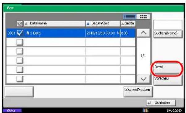 Utax CDC 1930 - Details prüfen und Dateien umbenennen - 1