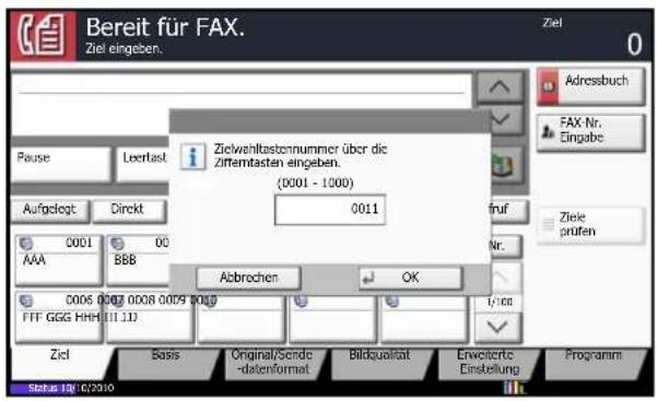 Utax CD 1455 - Kurzwahlsuche ( ) Taste - 1