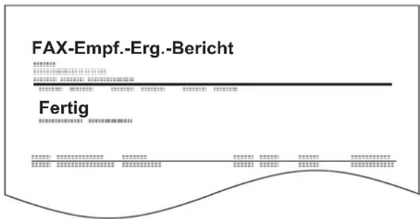 Utax CD 1455 - Fax-Empfangsergebnisbericht - 1
