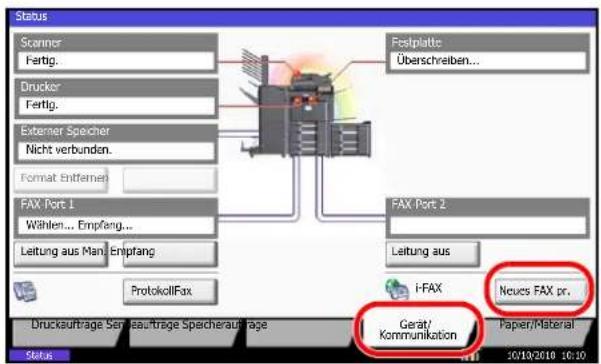 Utax CD 1455 - Manueller i-FAX Empfang - 1