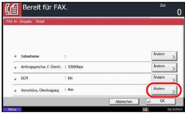 Utax CD 1455 - Vorgang am sendenden System - 1
